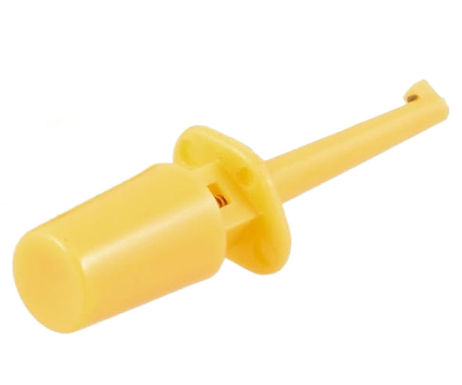 Miniature Test Probe Hook On Yellow 40mm K268 A Yl