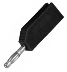 Plug Banana 4mm Blk Rec Stack K296100 Bk 220706