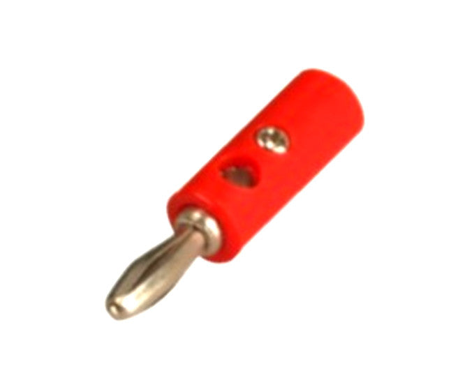 Plug Banana 4 Mm Red Rnd Scr K296102 Red