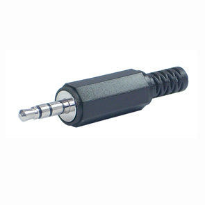 3.5mm Stereo Plug With Black Plastic Sleeve K302 F