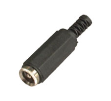 Plug / Jack Dc Power 2.5mm In Line Sm K36724 B