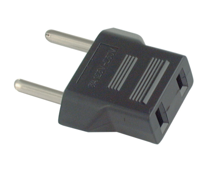 Adaptor Eu Usa 2 Pin Round Pins To Flat Socket K3761