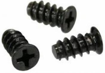 Fan Screw M5x10mm Nickel Plated Black Kbb5x10