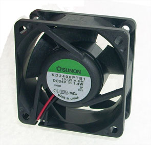 12 Vdc Axial Fan 60sqx25mm Bal 23 Cfm Lead Ee60251 B1 0000 A99