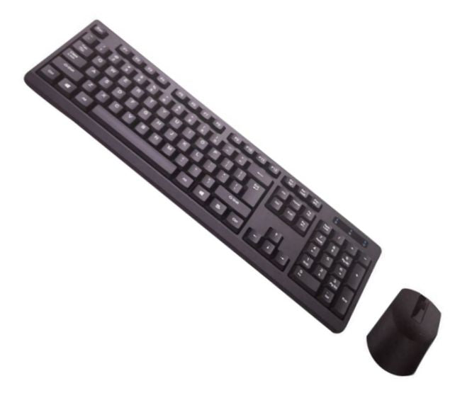 Wireless Keyboard + Mouse Combo Black Km210