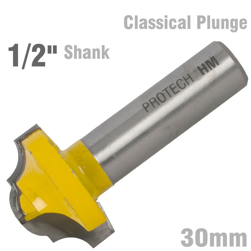 Classical Plunge Cutting 30 Mm 1/2' Shank