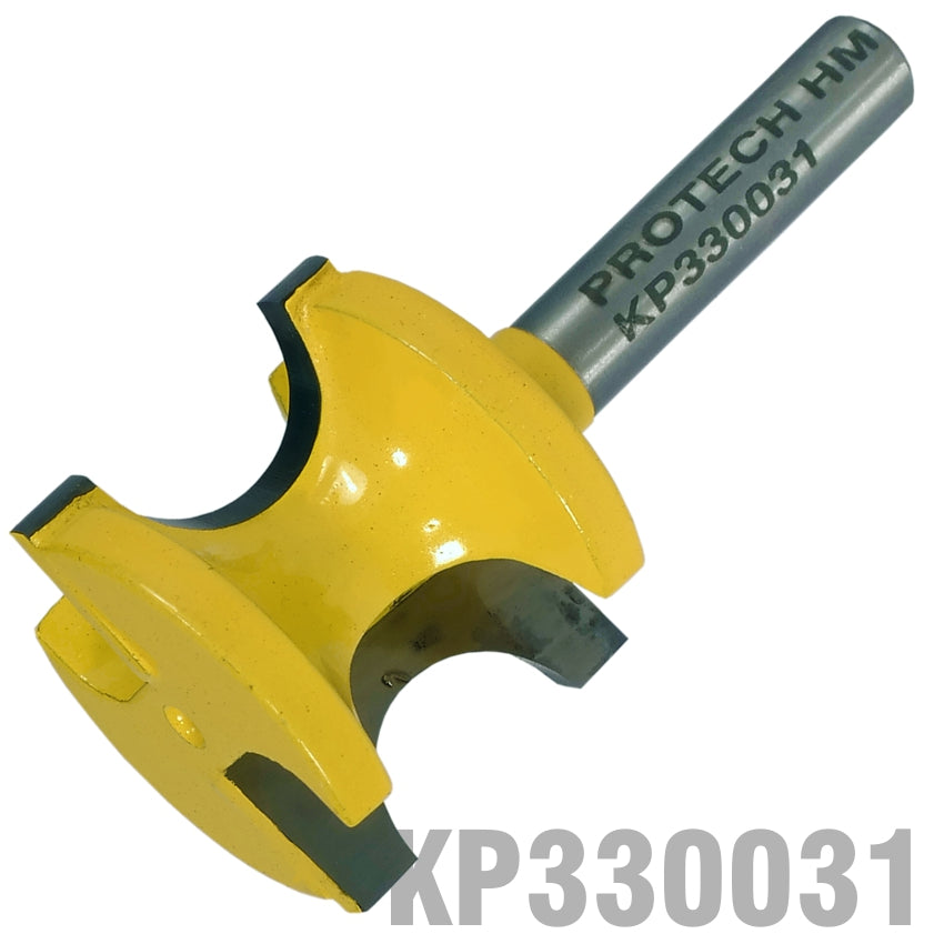 External Bull Nose 1/2' X 22 Mm Full Radius 12.7 Mm 1/4' Shank