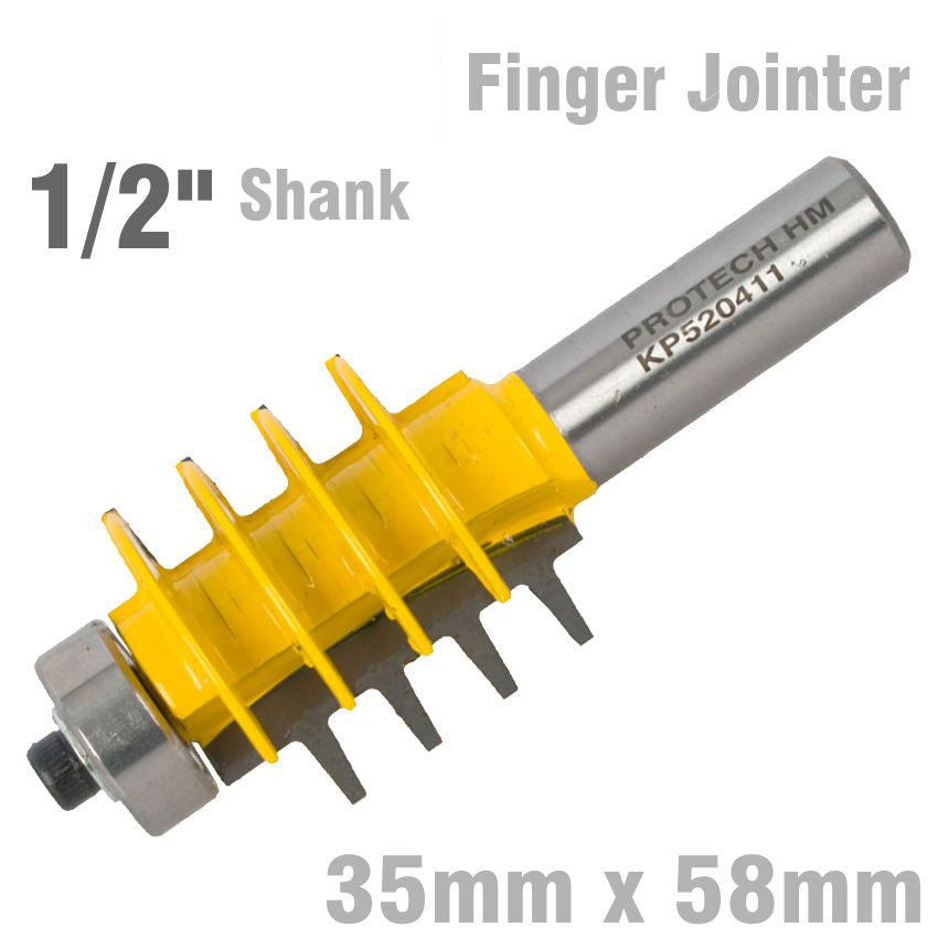 Economy Finger Jointer 35 Mm X 58 Mm 1/2' Shank