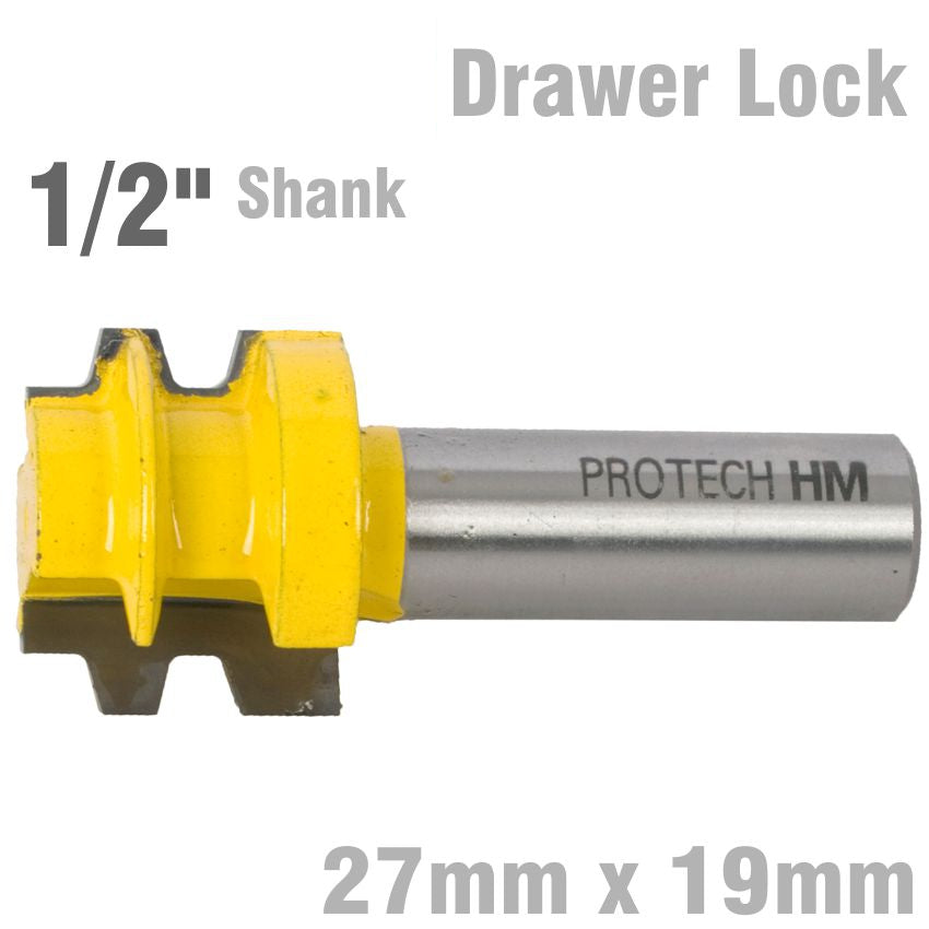 Drawer Lock 27 Mm X 19 Mm 1/2' Shank