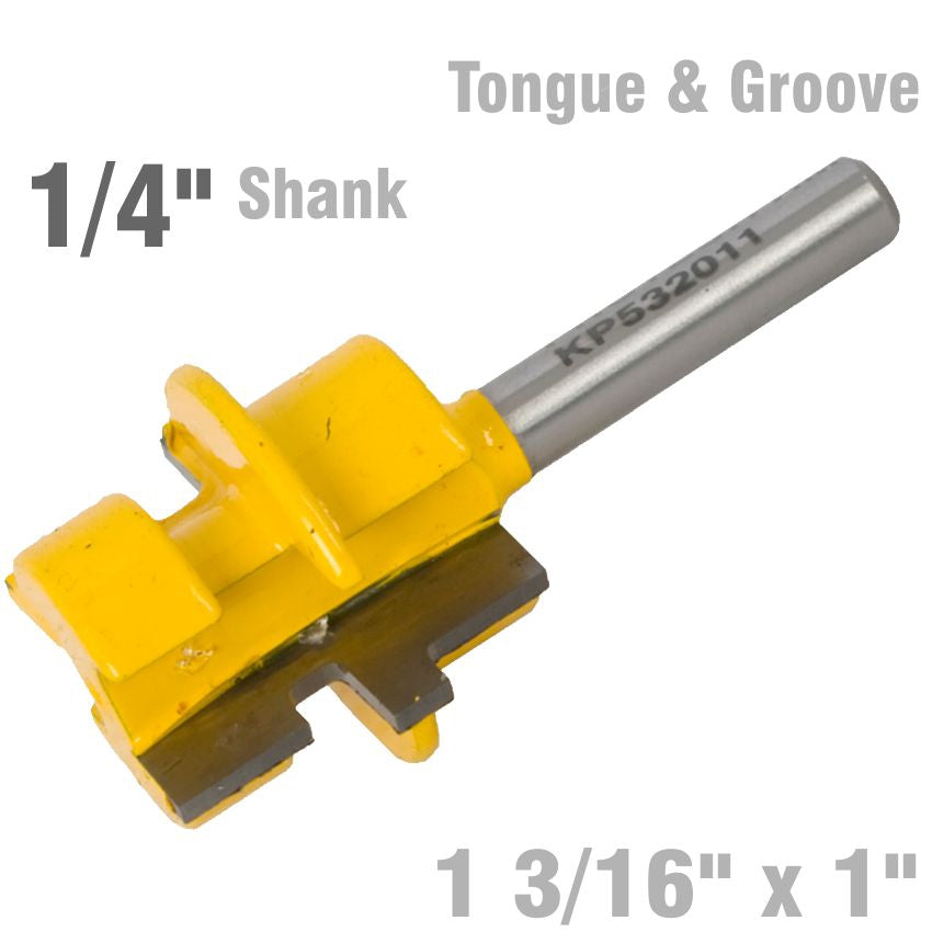 Tongue & Groove Parallel 1 3/16' X 1' 1/4' Shank