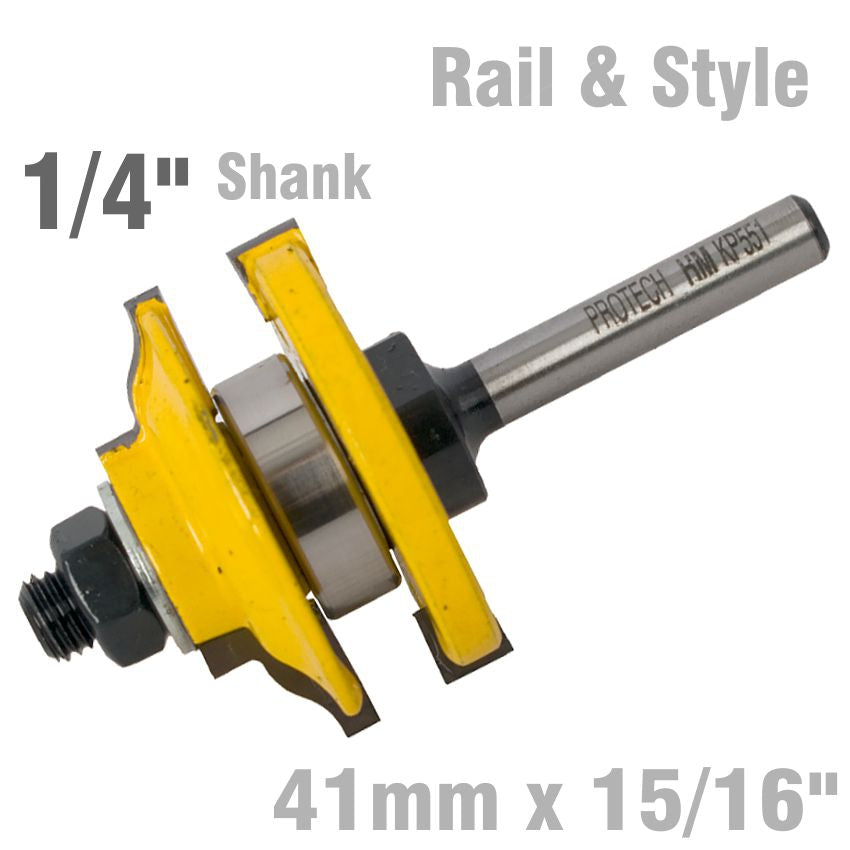 Rail & Style Ogee Rail & Style 41 Mm X 15/16' 1/4' Shank