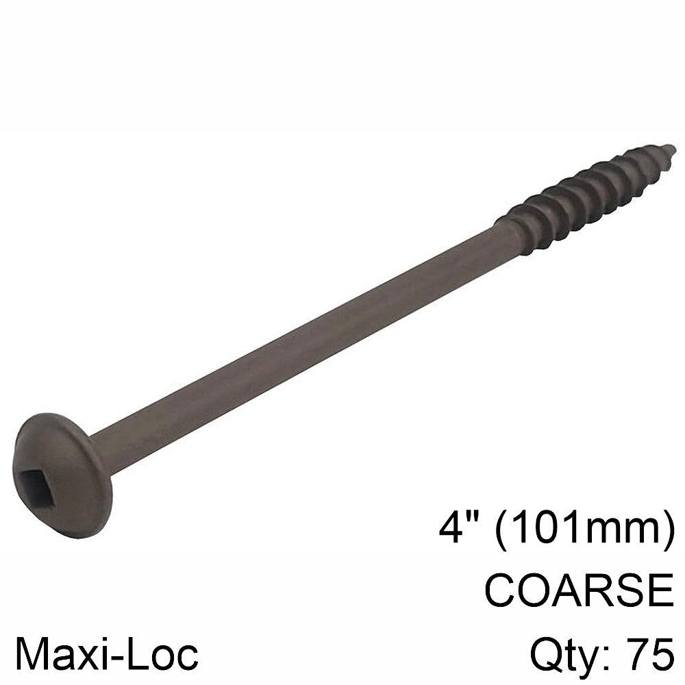 Kreg Hd Protec Kote Pocket Hole Screws 101 Mm / 4.00', Coarse Thread