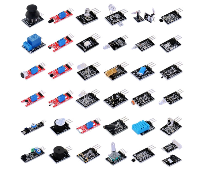 Assortment Of 37 Sensors And Devices Kt0012