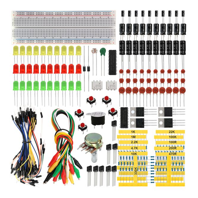 Electronic Components Assortment Basic Projects Kt0062