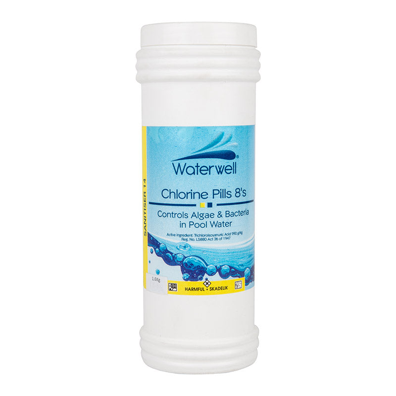 Waterwell Chlorine Pills 8's 1.5 Kg