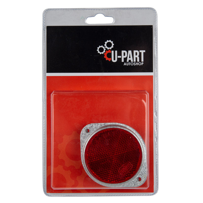 U Part Reflector Flange Red 60 Mm 2 Pk