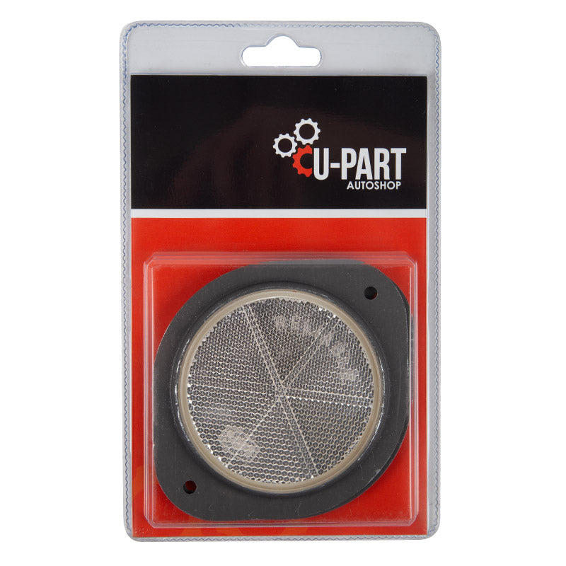 U Part Reflector Round Wht 76 Mm 2 Pk