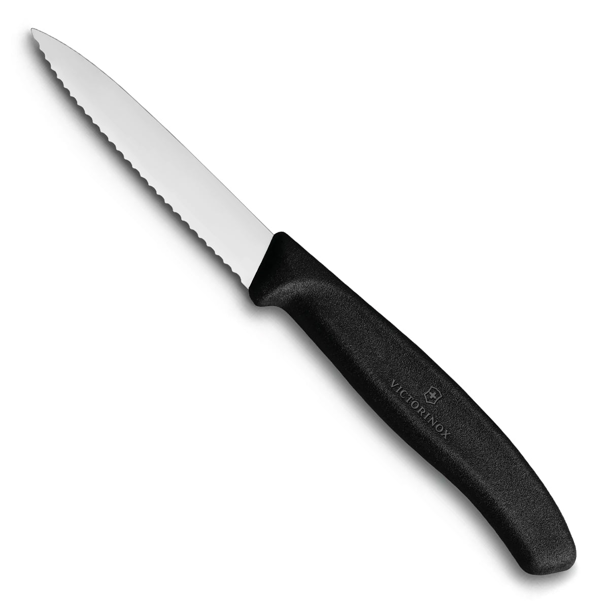 Victorinox Paring Knife Serrated 10 Cm Black