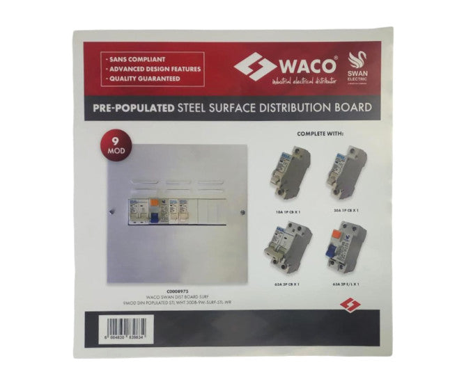 Self Adhesive Label Waco Wr Db 9 W Surf 280mm X280mm Lbl Swan Wr 9 W Surf Stl