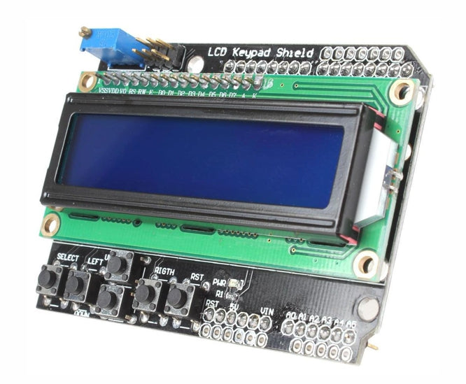 Lcd Display + Keypad Shield For Arduino Lcd1602 Kp