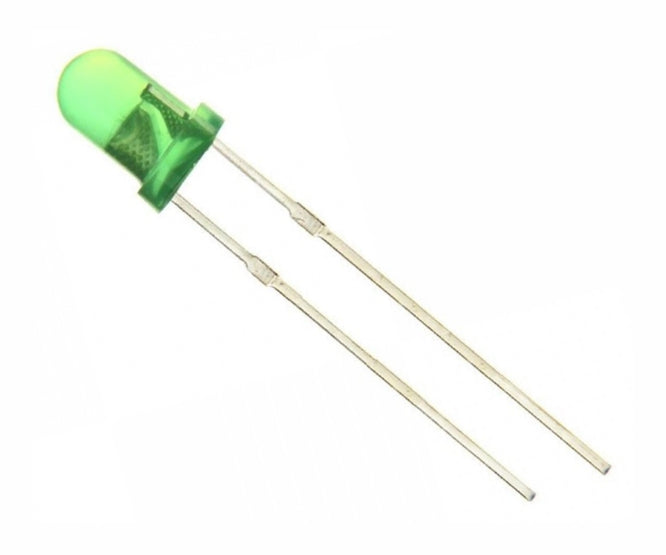 Led 3mm L/Current Di Green 3000mcd 90 Deg. Cz304 Sgd