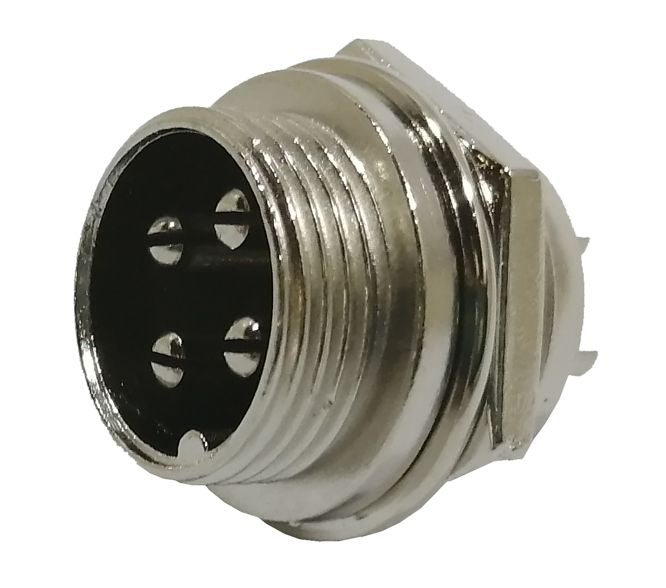 4 W 16mm P/M Mic Plug 5 A 125 V Aviation Connector M5902 C