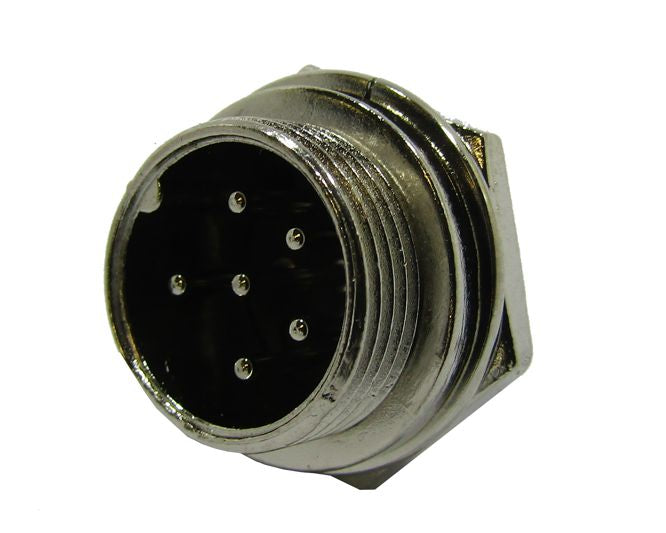 6 W 16mm P/M Mic Plug 5 A 125 V Aviation Connector M5902 E