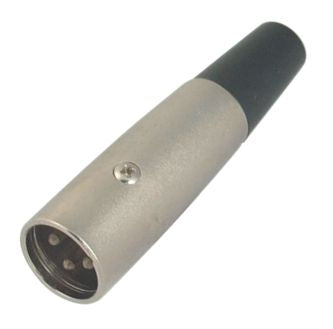 Plug Mic 4 Pin I/L Metal Xlr M5906 B