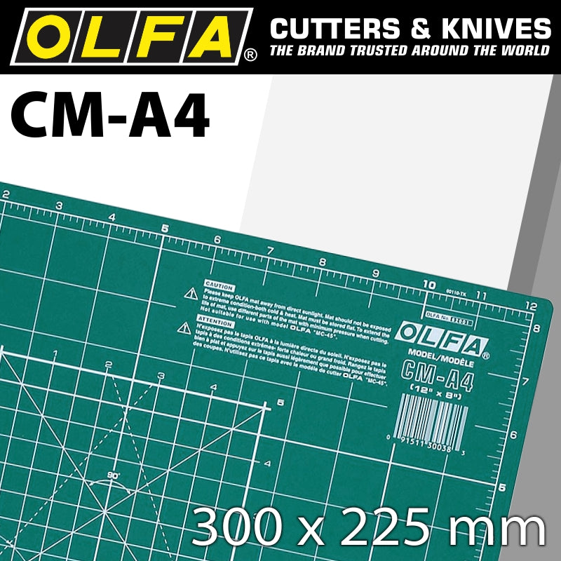 Olfa Cutting Mat 225 X 300 Mm A4 Craft Multi Purpose