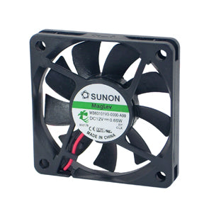 12 Vdc Axial Fan 60sqx10mm Vapo 12 Cfm Lead Mf60101 V3 10000 A99