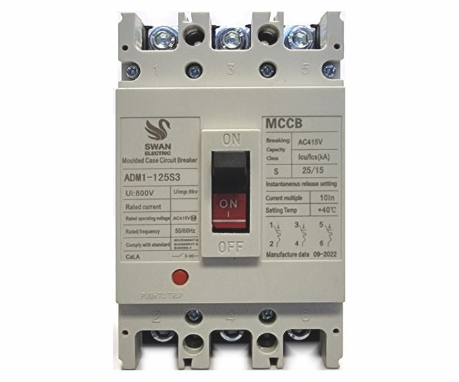 Mccb / Circuit Breaker 25 Ka 3 Poles 225 A Mccb Adm1 250 S3225