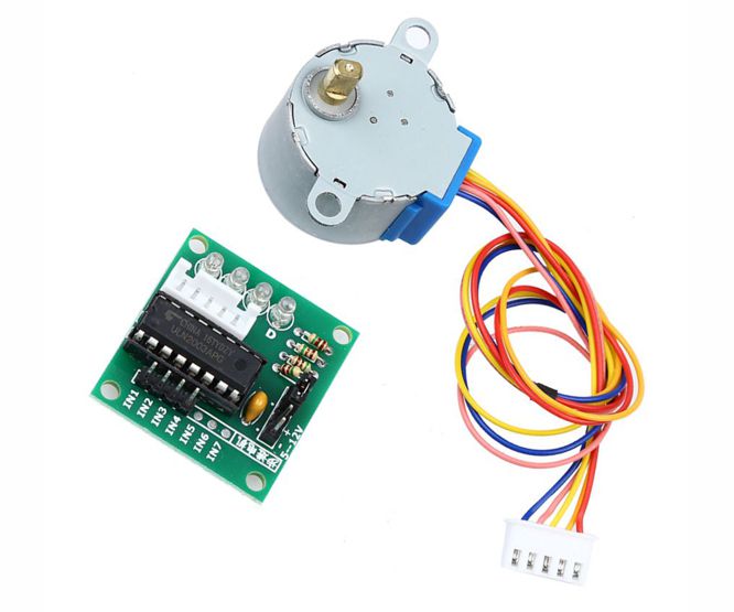 Geared Stepper Motor 28 Byj 48 W/Driver Board 5 V Md0029