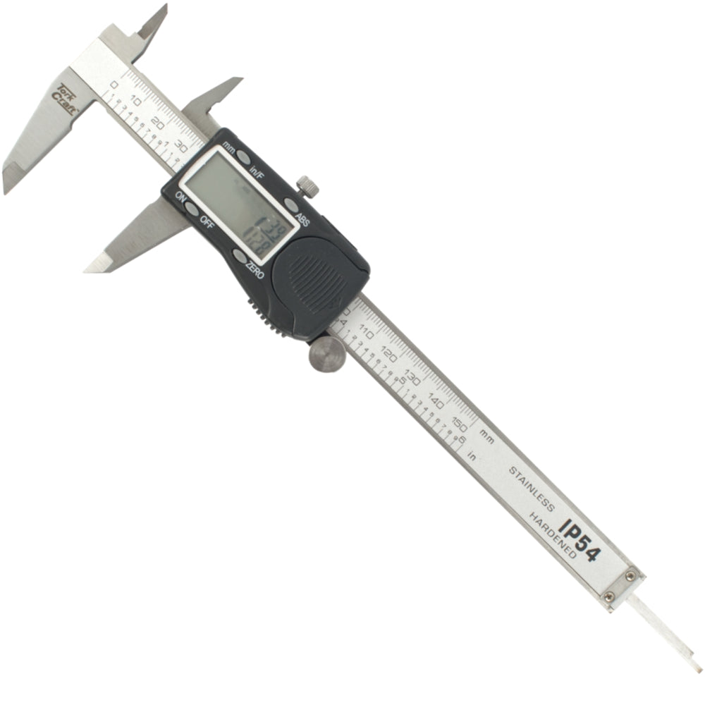 Vernier Digital 150 Mm S/Steel 0.01 Mm Acc. Abs Func. Ip54 Metric / Inch