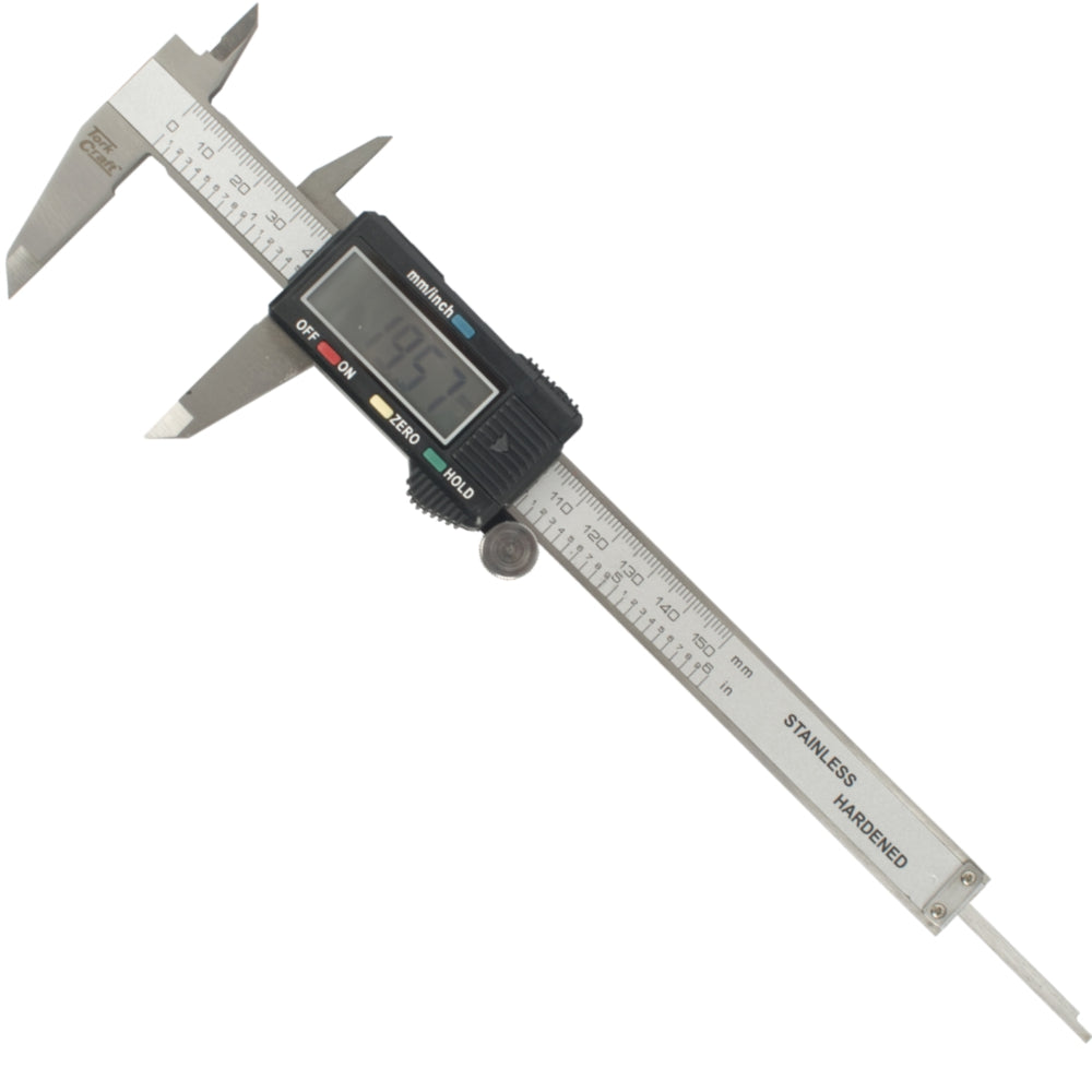 Vernier Digital 150 Mm Memory Hold S/Steel 0.01 Mm Acc. Metric / Inch