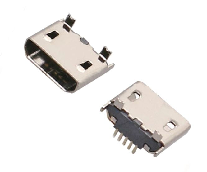 Micro Usb Socket Vertical Smd Type B 5 P 758258