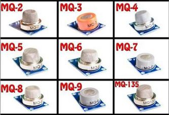 Assortment Of Gas Sensors 9 Cs/Set Mq2 Mq135