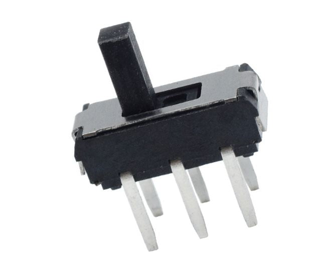 Mini Pcb Slide Switch 6 Pin Dpdt H=3 Mm Dip Mss 22 D18