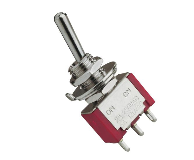 Mini Toggle Switch Spdt On On 3 A P/M & Solder Debulk Mts 102