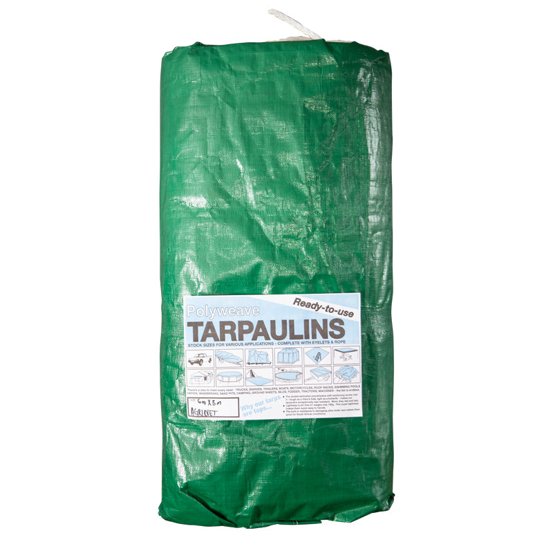 Protarp Polyweave Tarpaulin 180 G 8 X6 M Grn