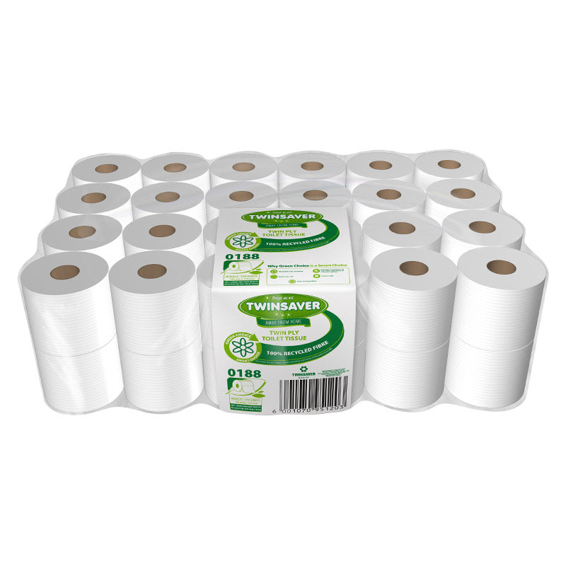 Twinsaver Toilet Paper 2 Ply Virgin Lux 48 Pc 1320