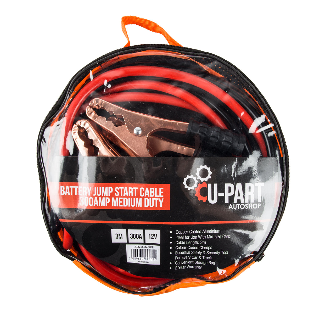 U Part Jumper Cable Med Duty 300 Amp