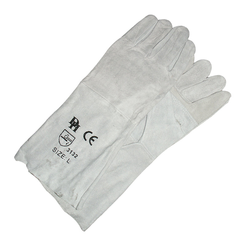 Skudo Glove Chrome + Leather Reinforced Palm 200 Mm