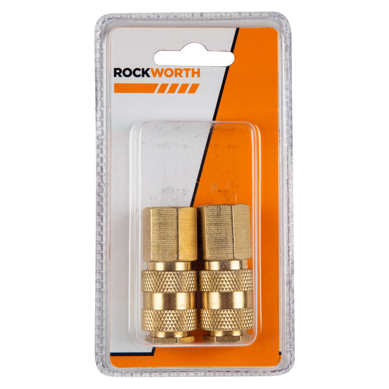 Rockworth Coupler Quick To Female 1/4 (2 Pc)