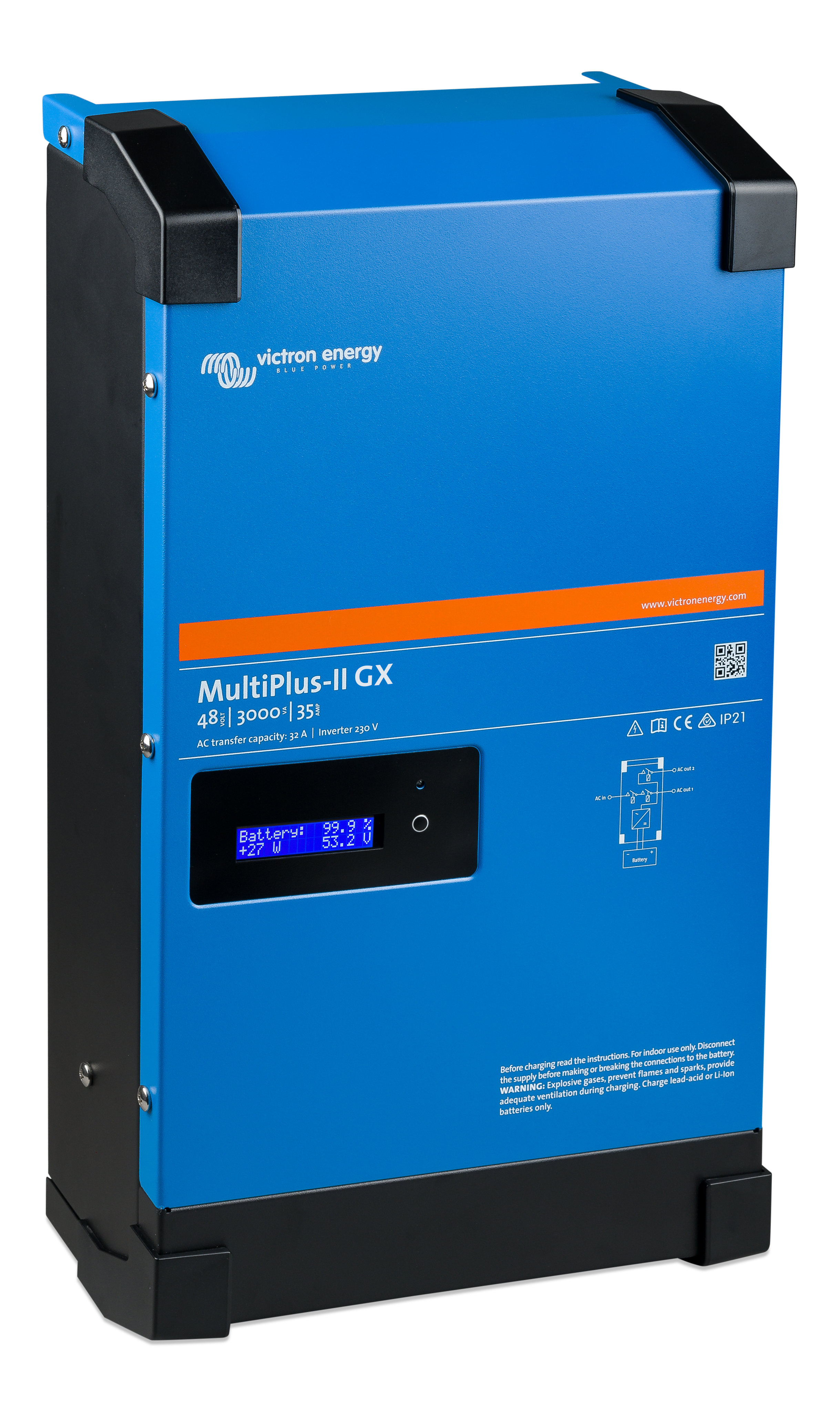 MultiPlus-II 48V 3kVA 35-32 230V GX (left)