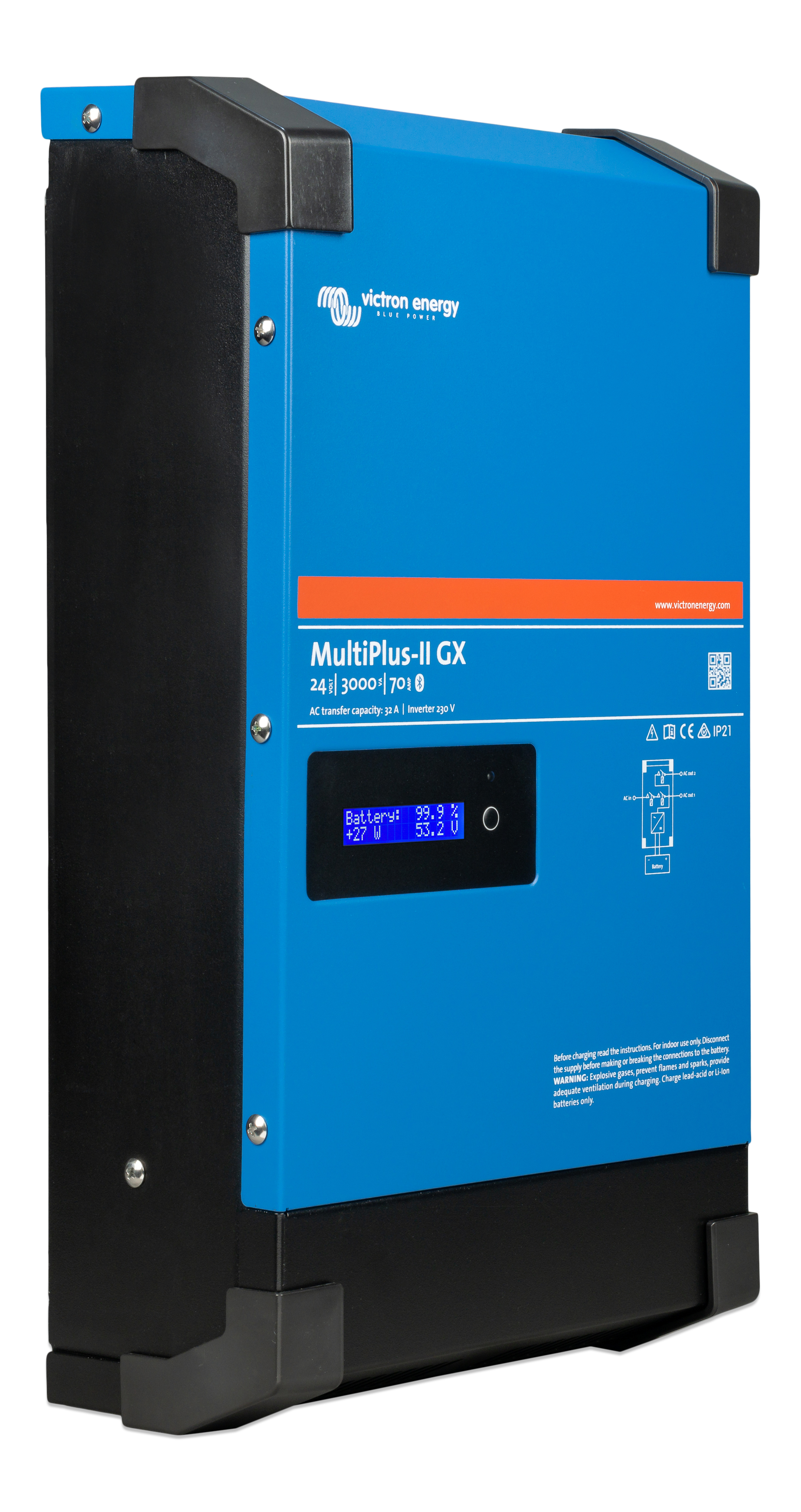 Multiplus-II 24V 3kVA 70-32 230V GX (right)