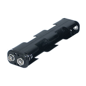 Battery Holder 4x Aa Clip Bk == N6343