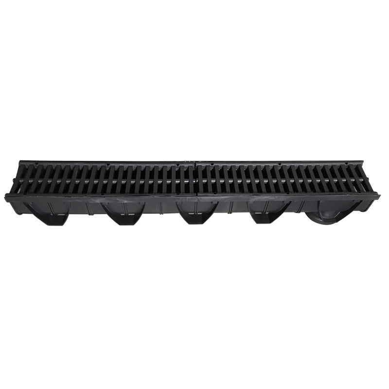 Co Drain Channel Kit 1 M X 3 Pcs Black