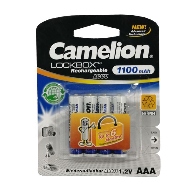 Battery Camelion Rechargeable Aaa Bp4 Nh Aaa1100 Lbp4 (Mec)