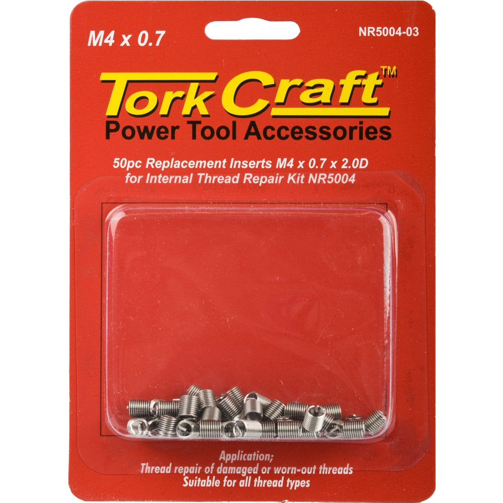 Thread Repair Kit M4 X 0.7 X 2.0 D Repl. Inserts For Nr5004