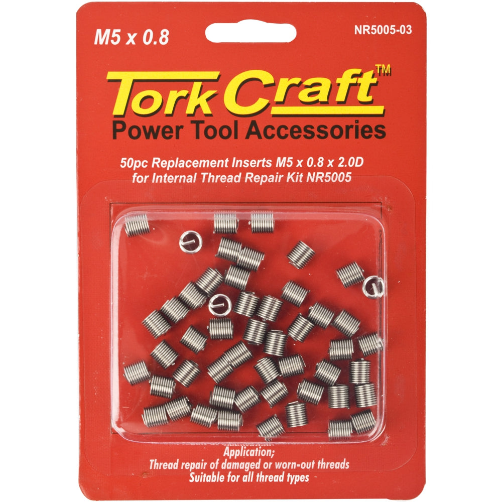 Thread Repair Kit M5 X 0.8 X 2.0 D Repl. Inserts For Nr5005